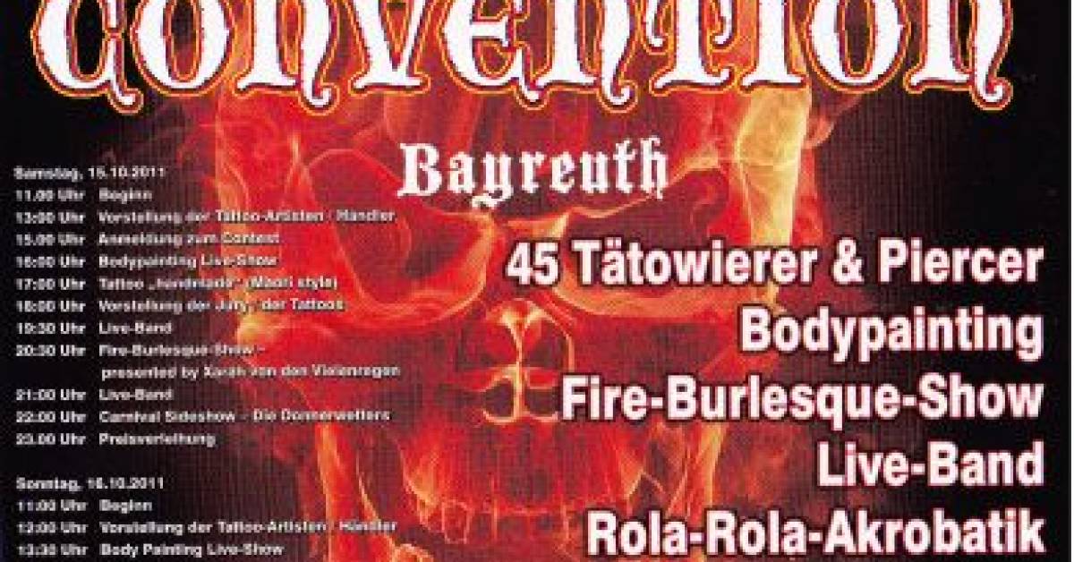 11. International Tattoo Convention Bayreuth | Tattoofilter