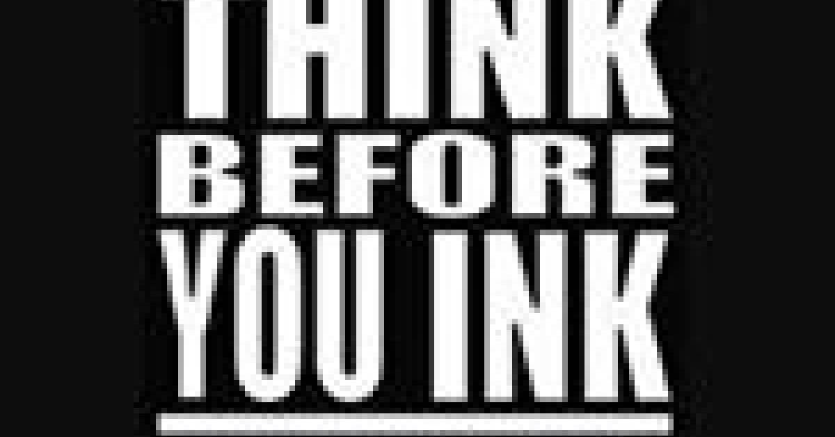 Think Before You Ink Tattoofilter