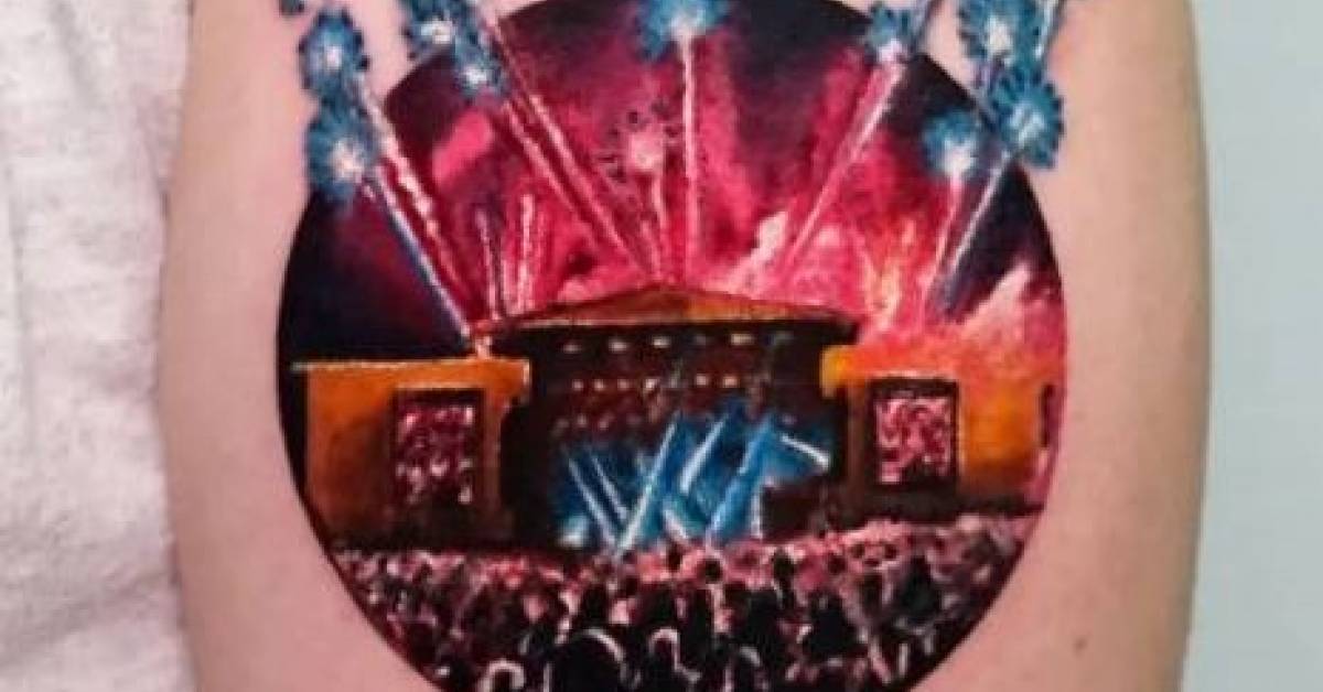 Concert tattoos illustration