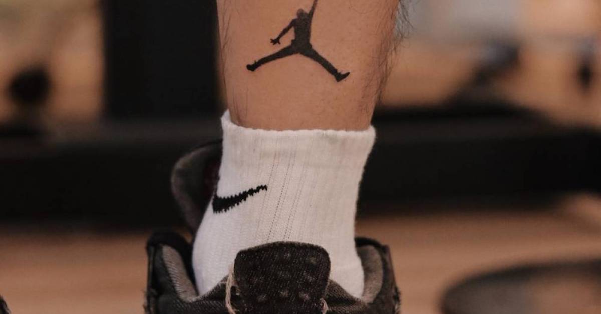 jumpman logo tattoo