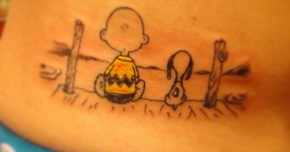 Peanuts Character Tattoos Tattoofilter