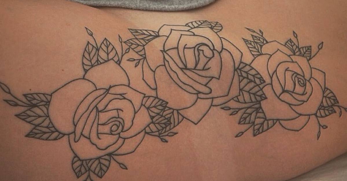 Three roses on Helena.