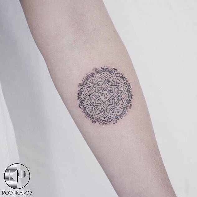 Mandala Forearm Tattoo Orangetattooshop