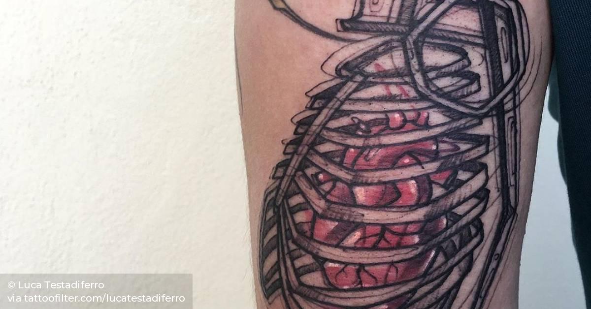 Heart Bomb Tattoos