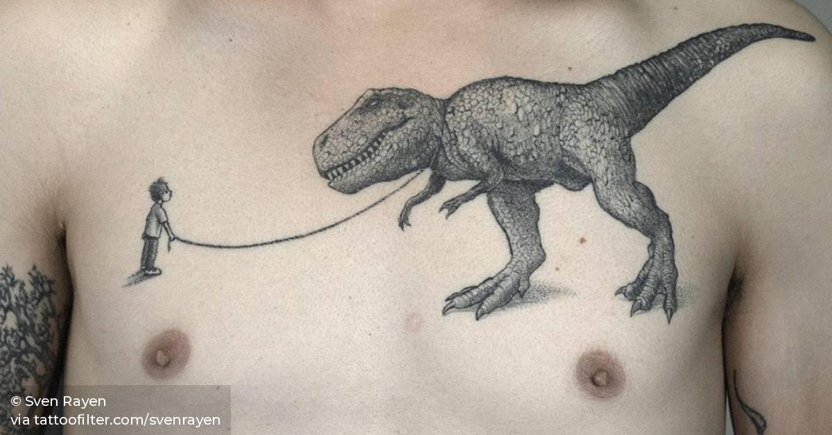 Karel's T-rex about a year healed. Very happy with