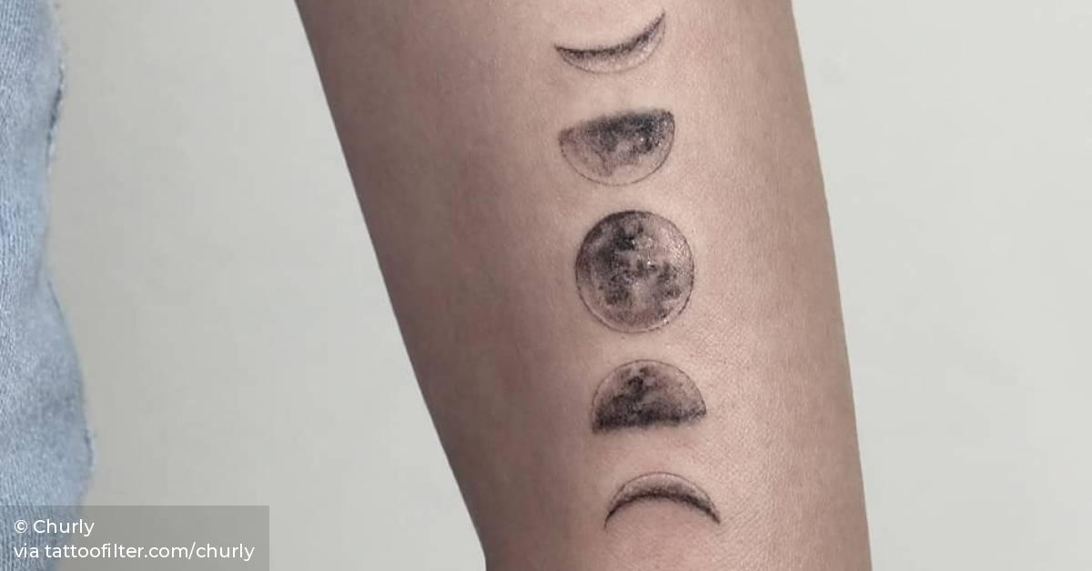 Tiny moon phases on the wrist.
