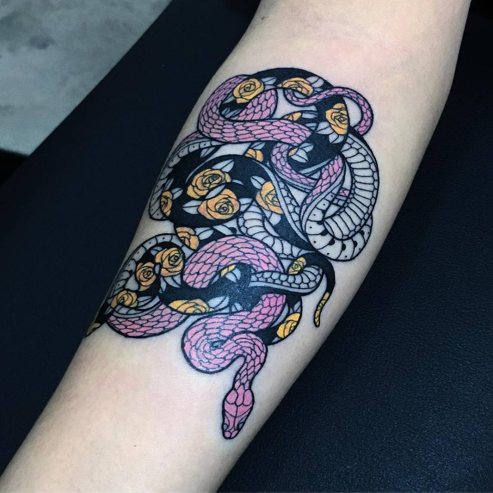 Snake Tattoo History Designs and Meanings  TatRing