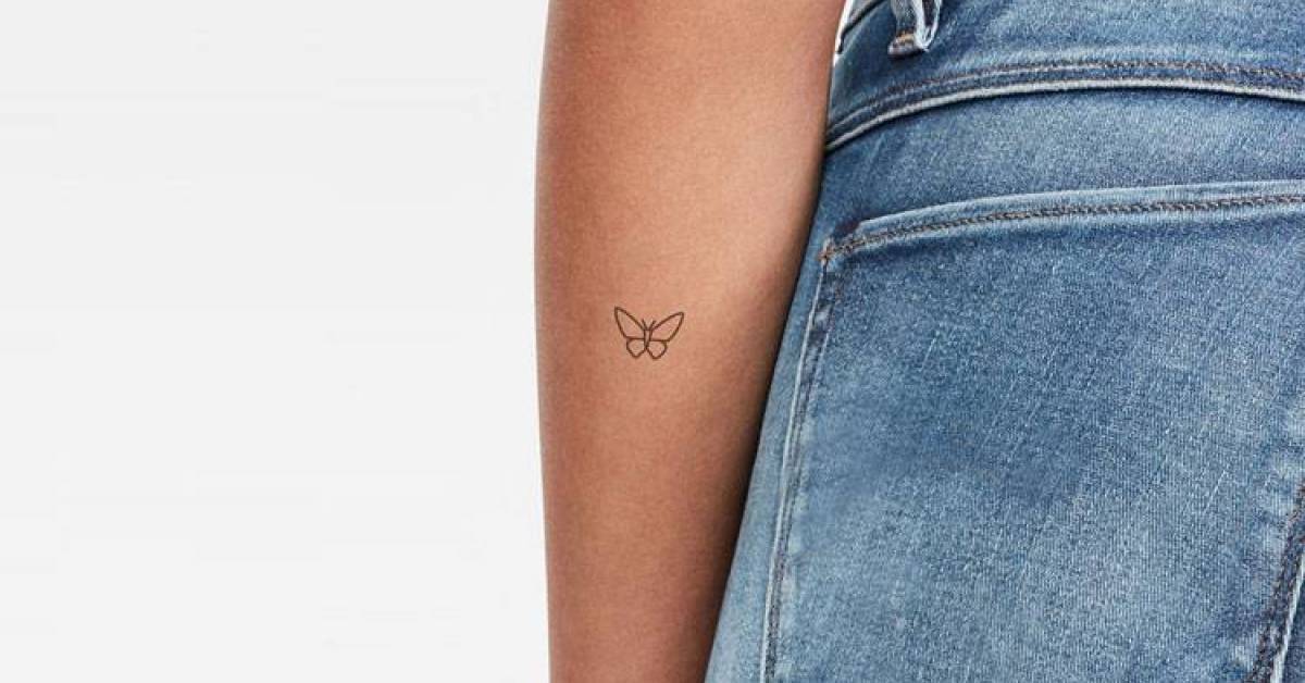 Butterfly temporary tattoo, buy it here