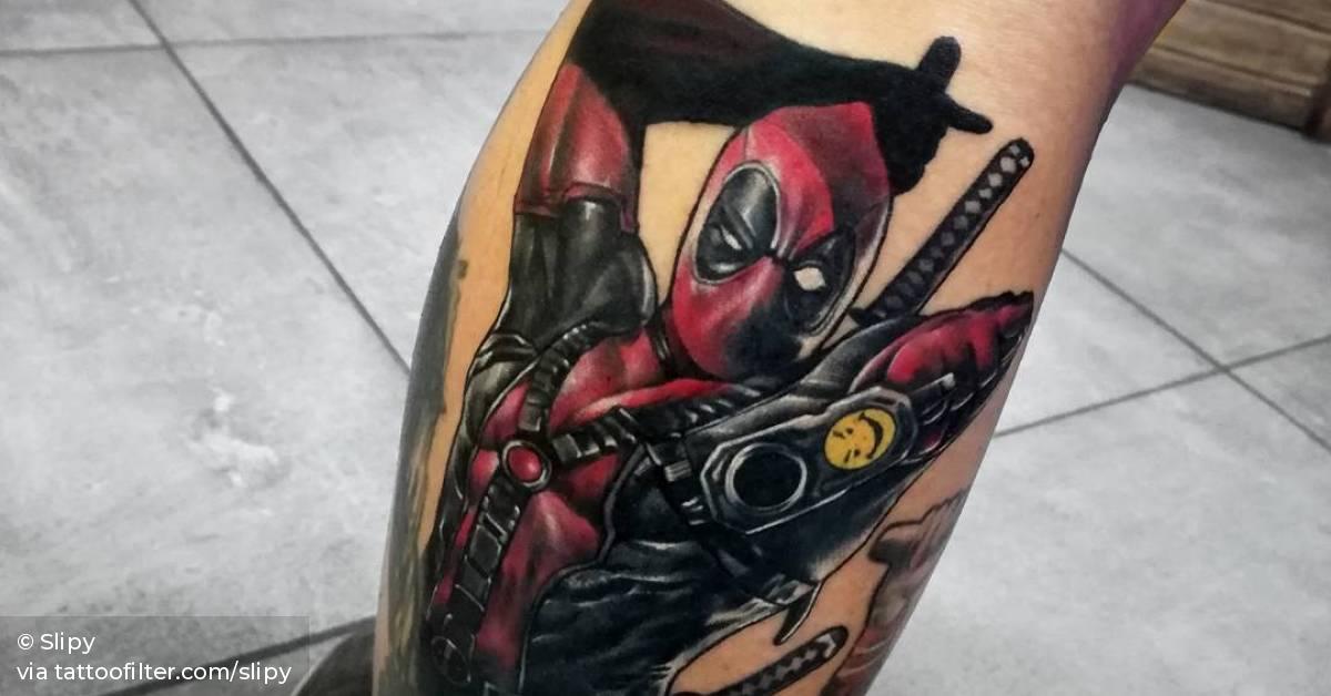 Deadpool leg in progress...