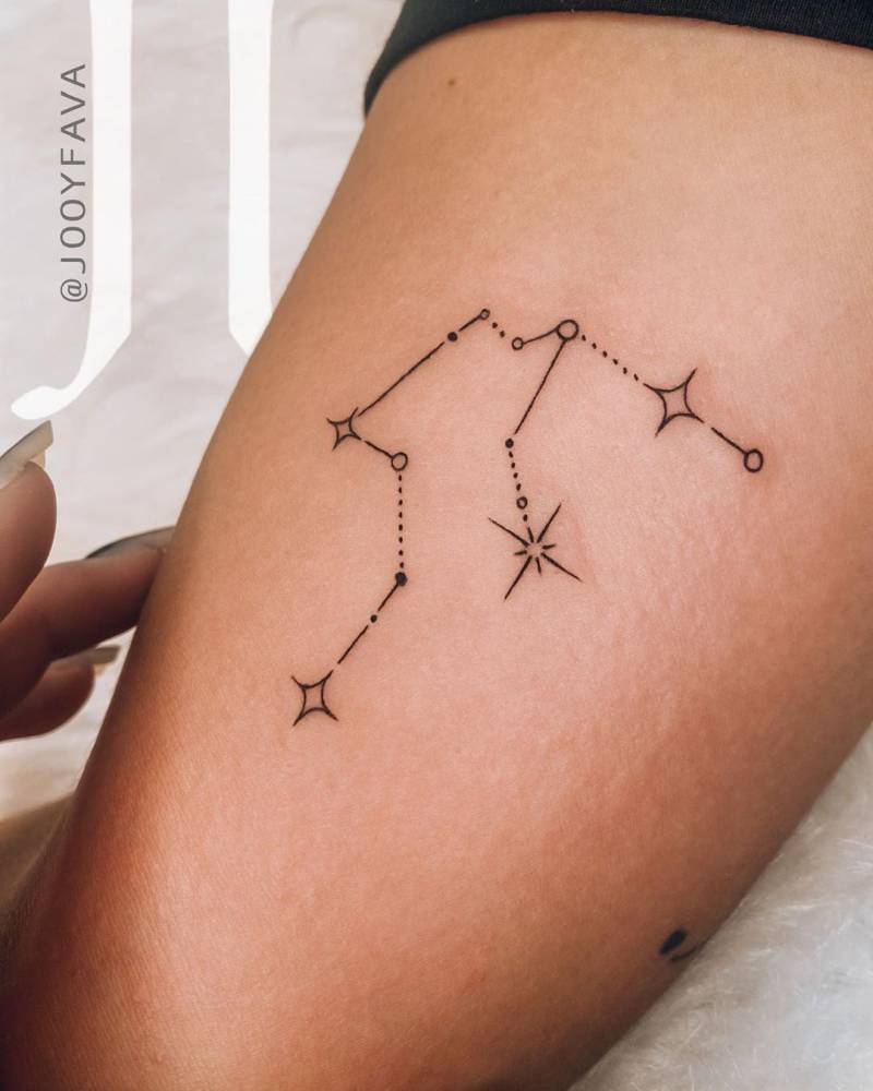 Aquarius Constellation Tattoos