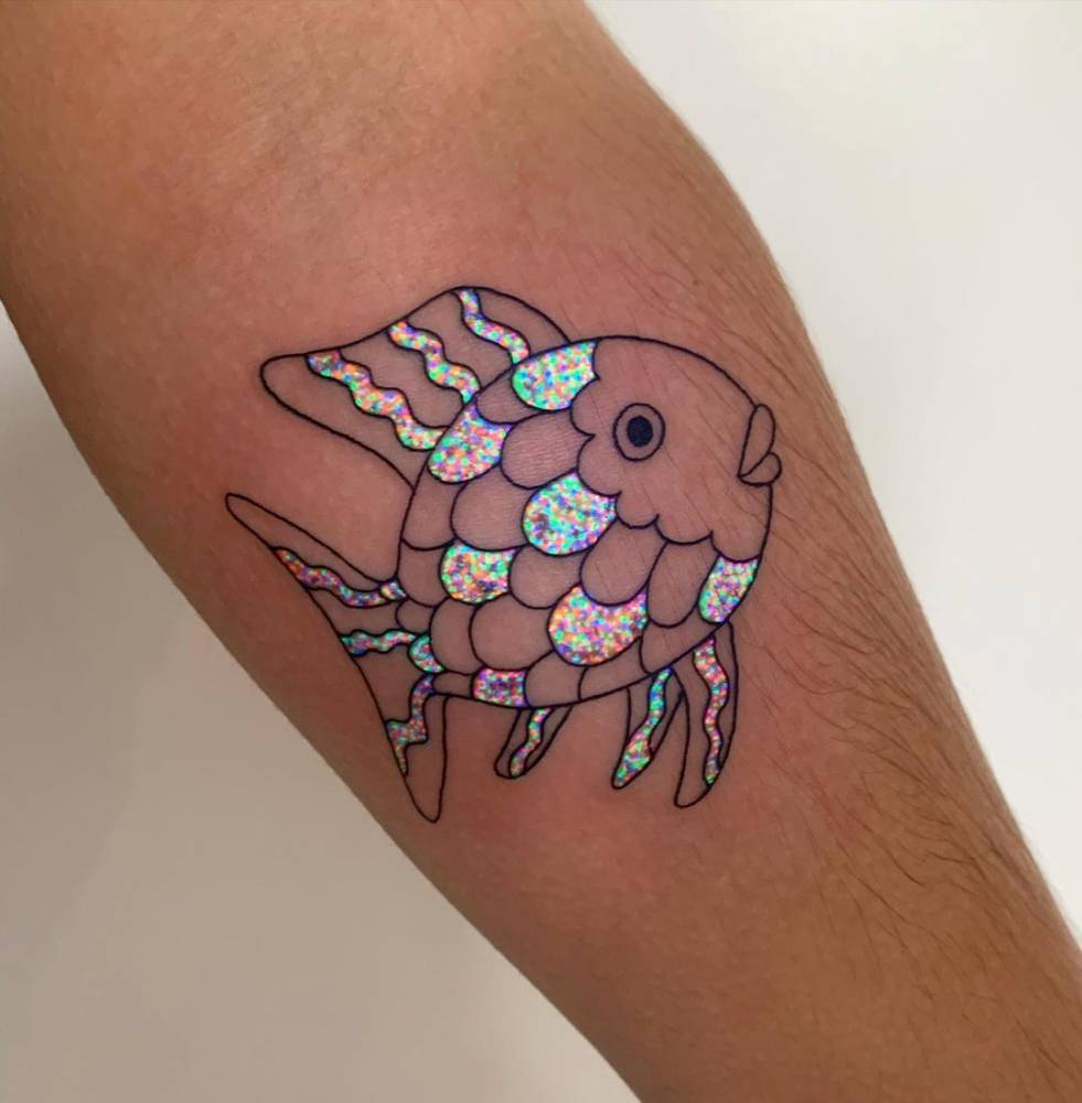 Rainbow Fish Book Tattoo
