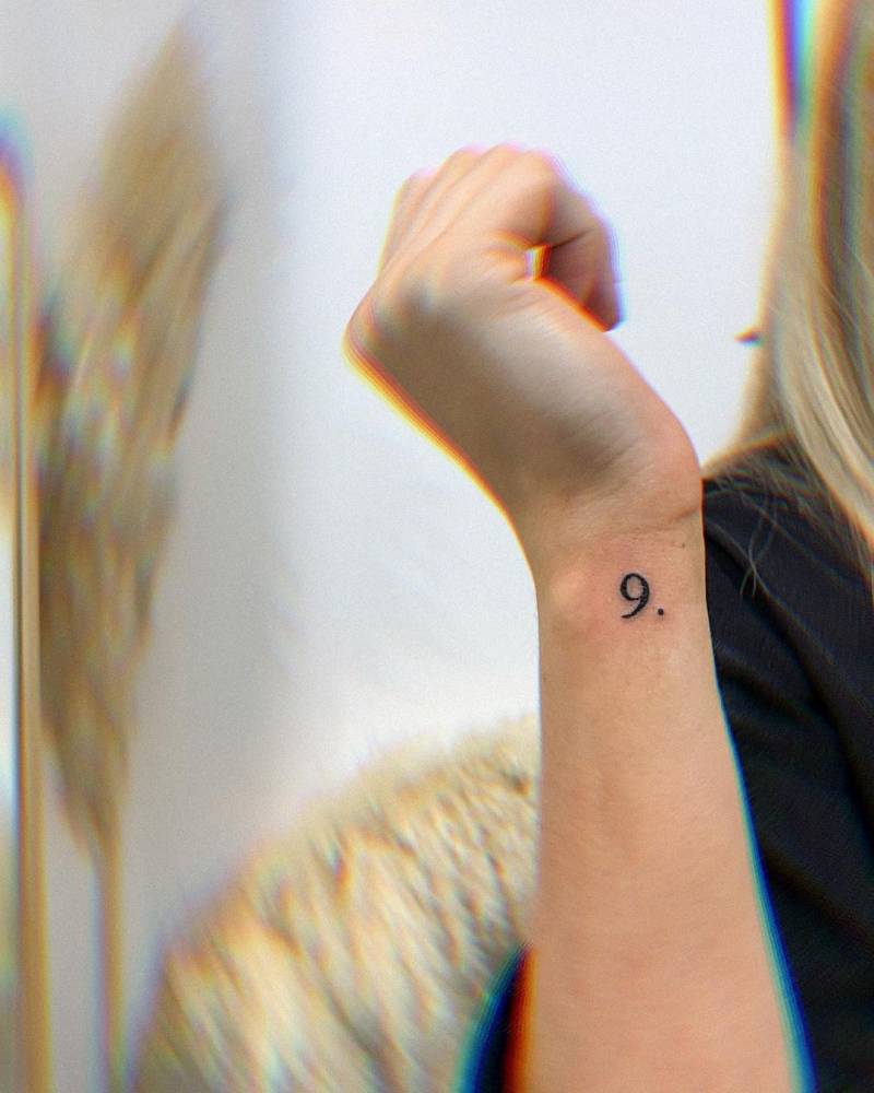 Number 9 Tattoo Ideas Number 9 Tattoo Ideas