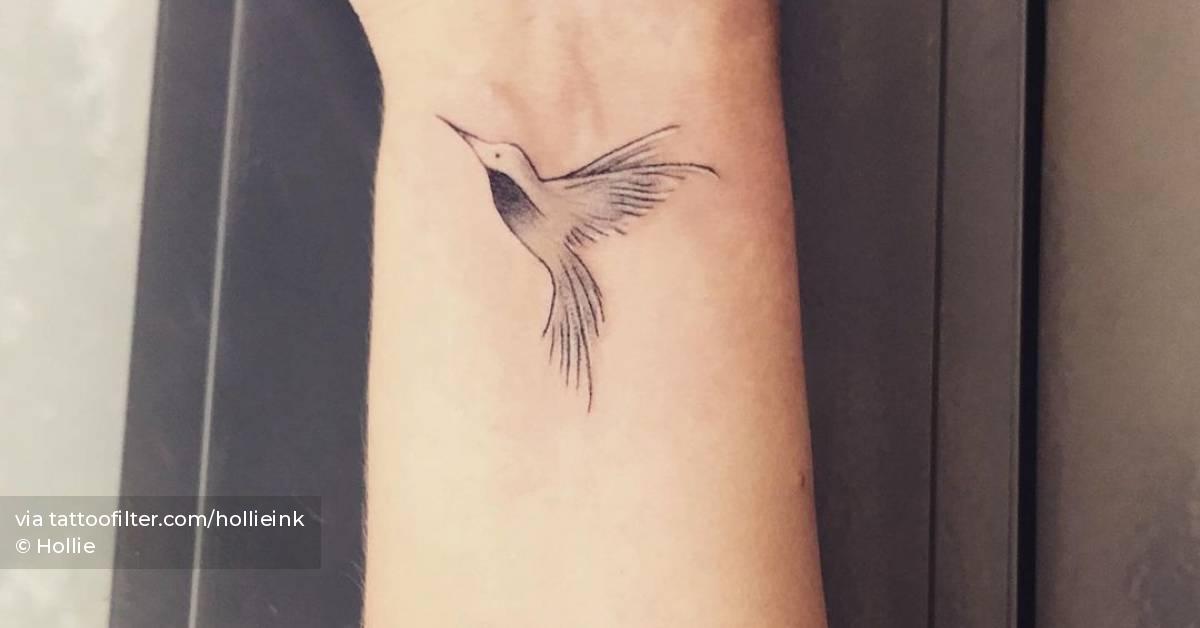 Hummingbird Tattoo On Wrist