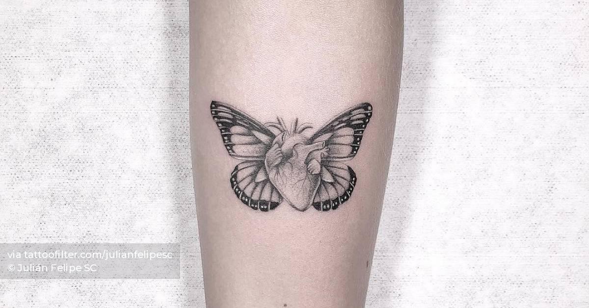 Butterfly Heart Tattoos