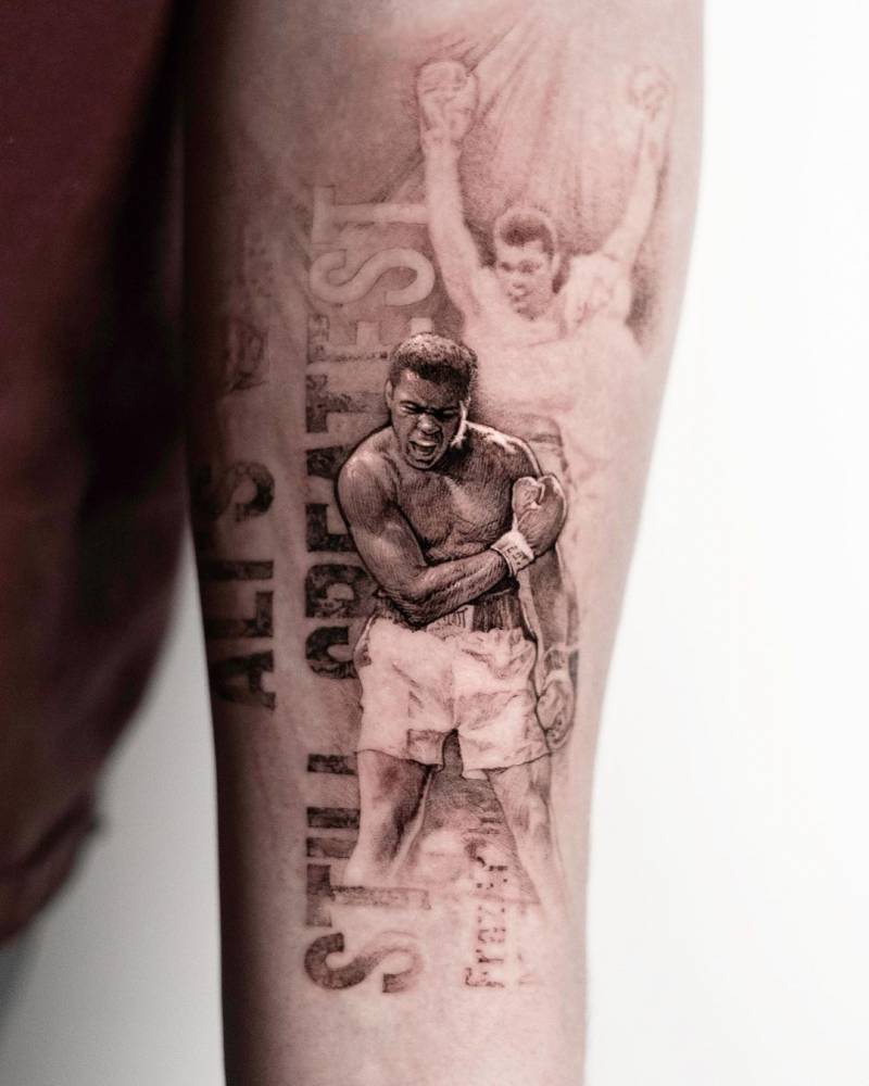 A Tribute 15 Of The Greatest Muhammad Ali Tattoos  Tattoodo