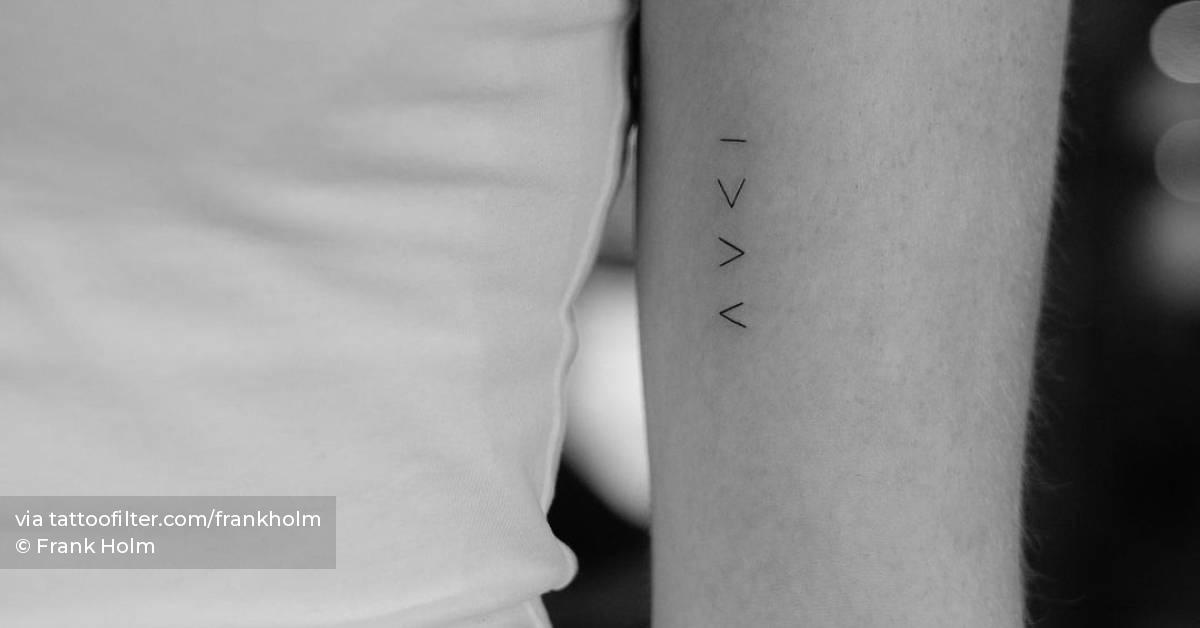 I Am Greater Than My Highs And Lows Tattoo ”I am greater than my highs and lows" symbol tattoo