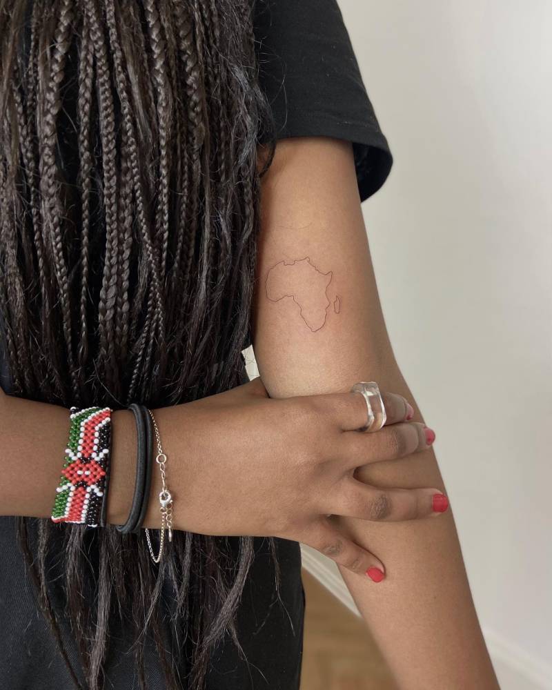 Map Africa Tattoos Latest Africa Tattoos Find Africa Tattoos