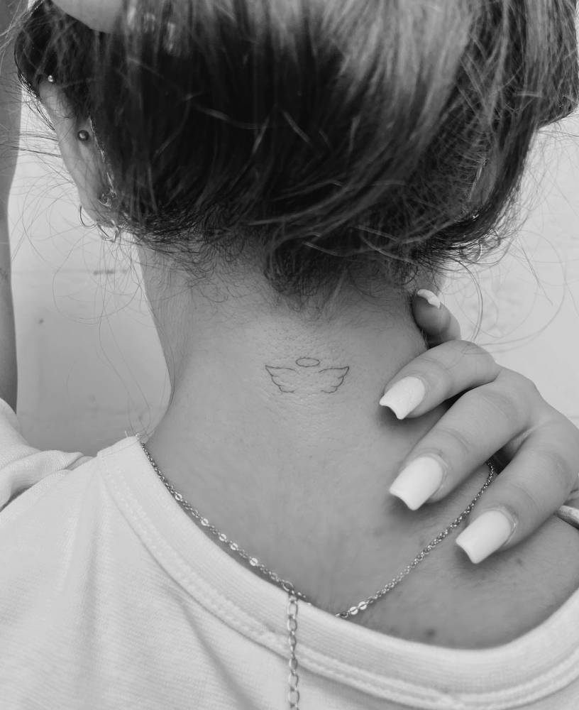 Top 136 Angel Wings With Halo Tattoo Meaning Spcminer