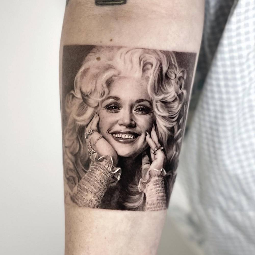 Top More Than 51 Dolly Parton Tattoo Latest In Cdgdbentre   L 