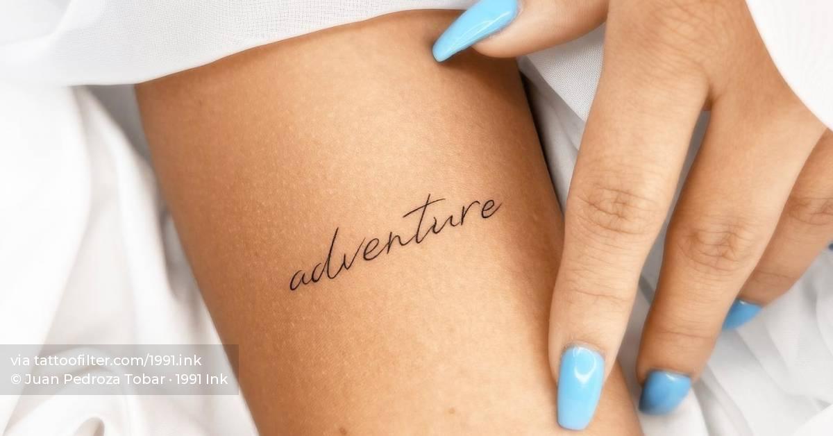 Word adventure Tattooed On The Bicep word-adventure-tattooed-on-the-bicep