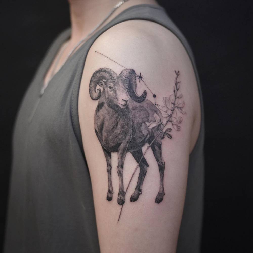 Black Ram Tattoo