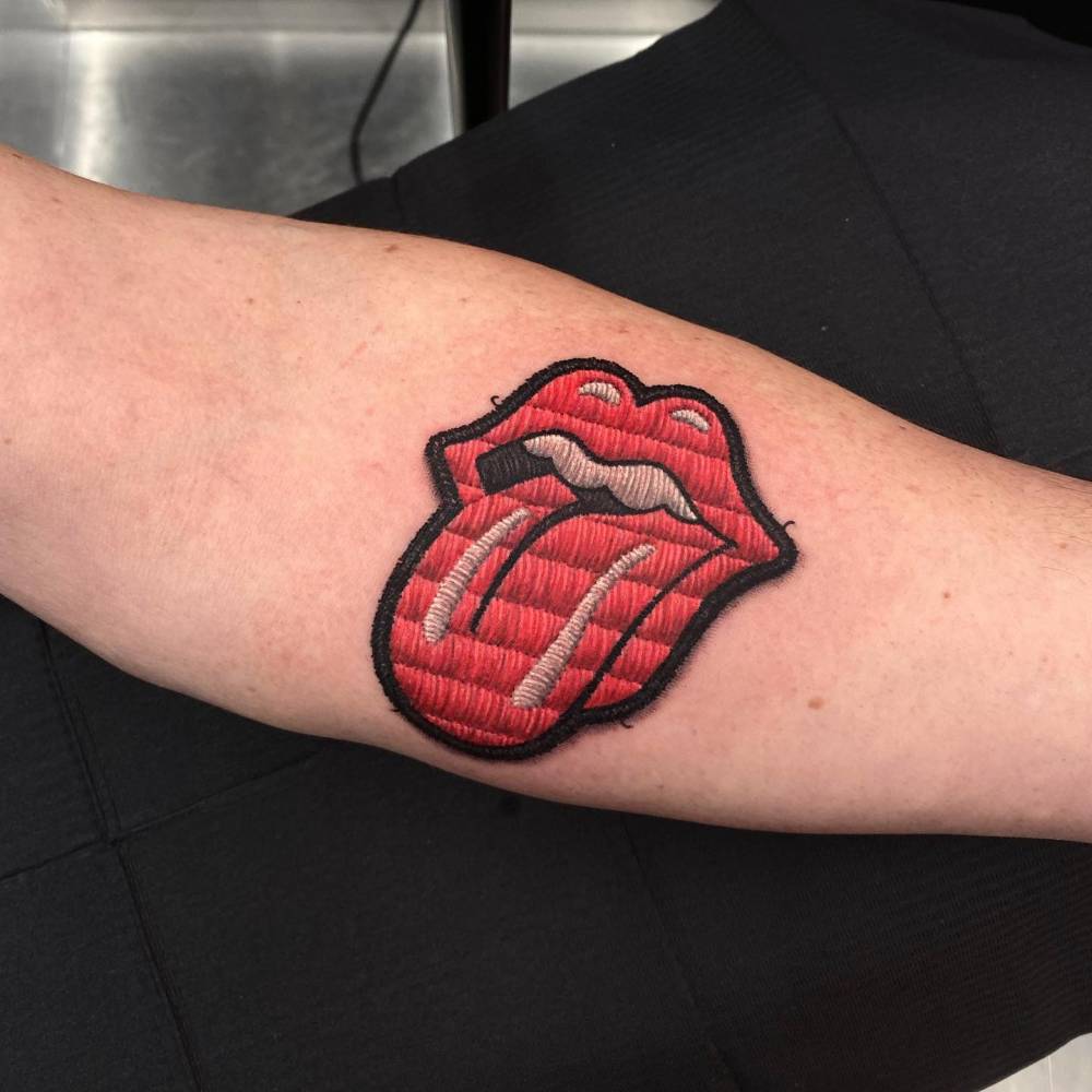 Rolling Stones Temporary Tattoo PZGI