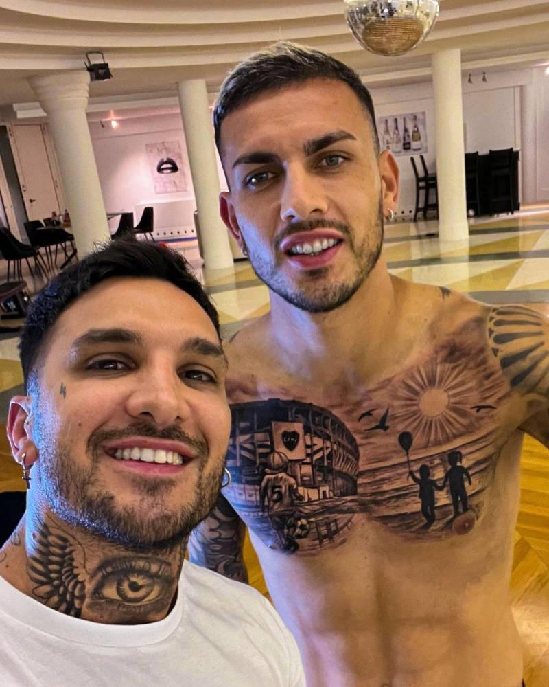 Leandro Paredes Chest Tattoos 