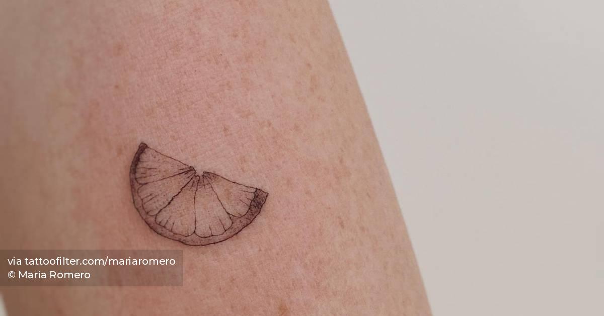 Lime Slice Tattoo Done On The Inner Arm lime-slice-tattoo-done-on-the-inner-arm