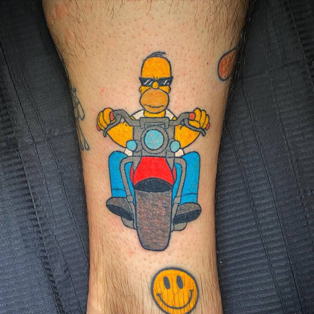 Embroidered Patch Homer Simpson 3d Model