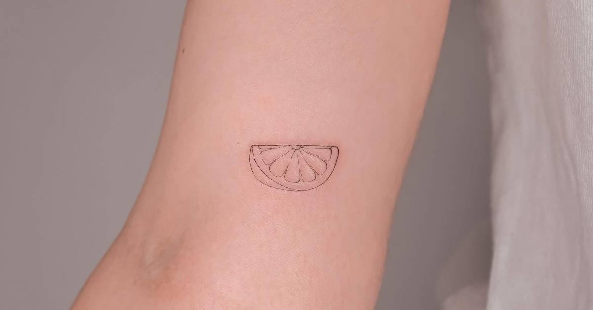 Fine Line Lime Slice Tattoo Placed On The Inner Arm fine-line-lime-slice-tattoo-placed-on-the-inner-arm