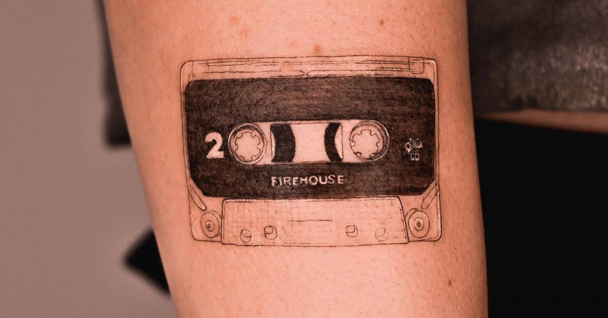 Cassette Tape Tattoo Flash