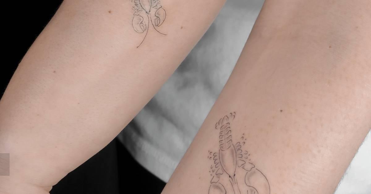 Matching Lobster Tattoos 30 Ink Worthy Octopus Tattoo Ideas For Women