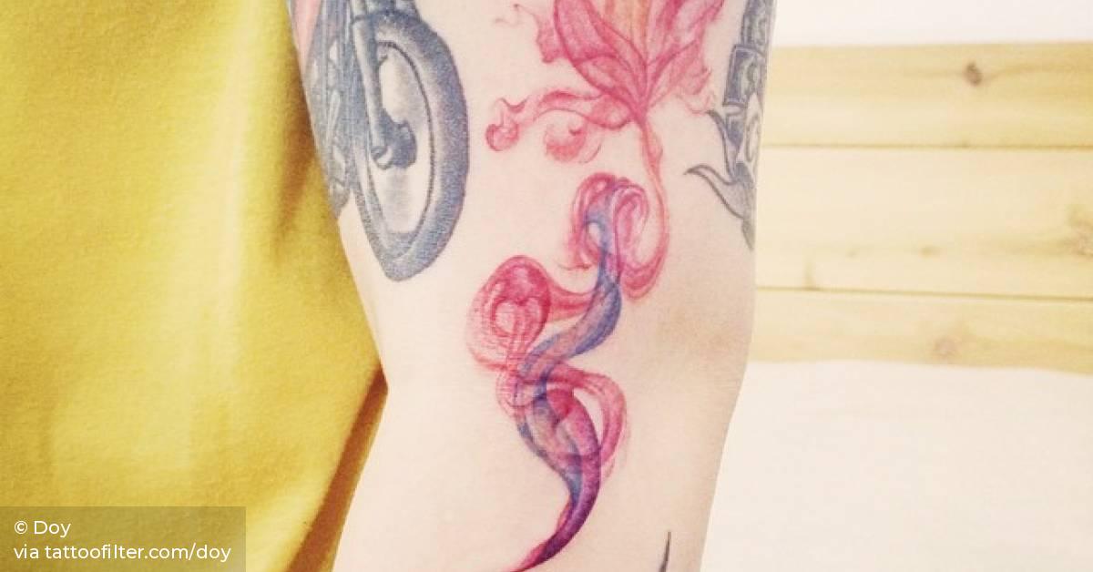 Aladdin S Genie Lamp Tattoo On The Left Arm