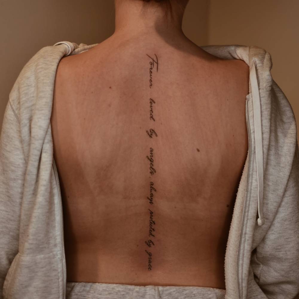 "Forever loved by angels, always protected by grace".