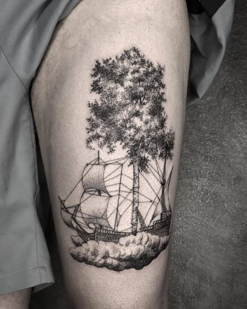 L'albero Maestro.