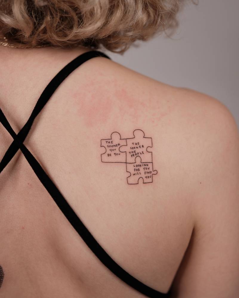 "The sooner you be you, the sooner the people looking for you will find you".