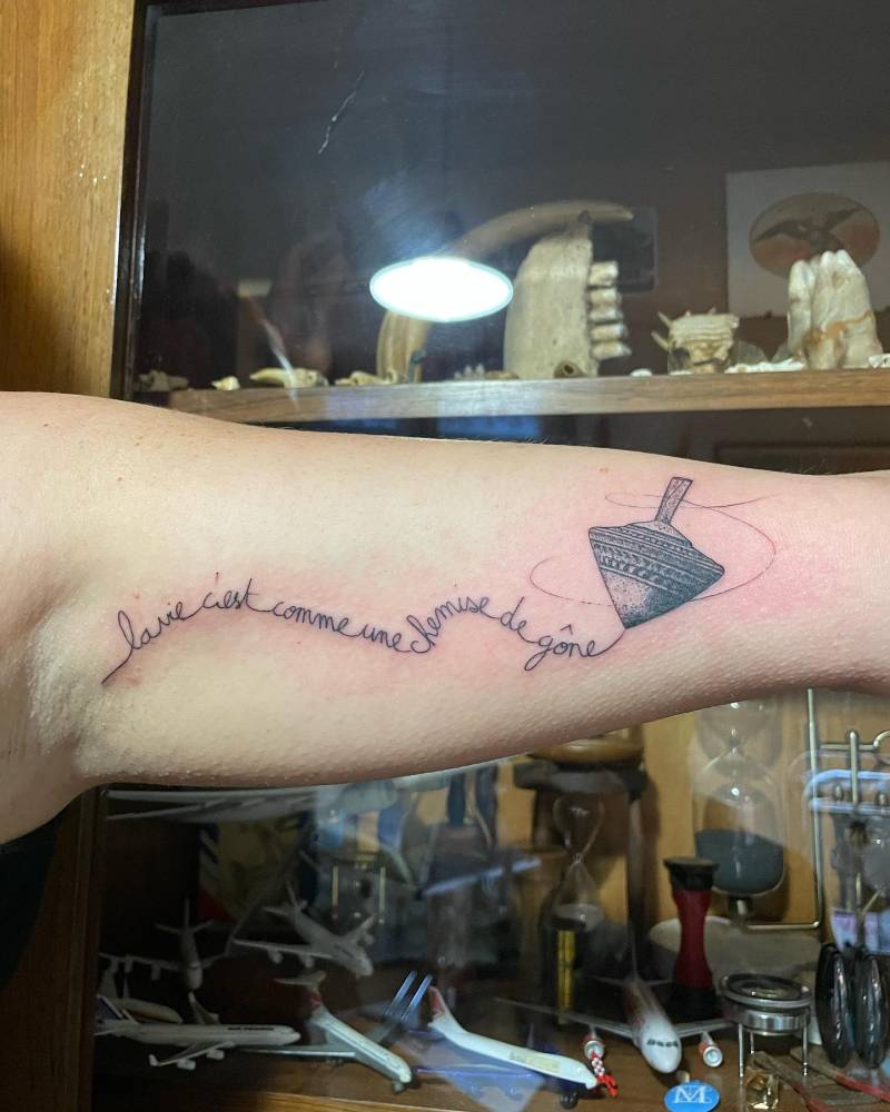 "La vie, c'est comme une chemise de gone".