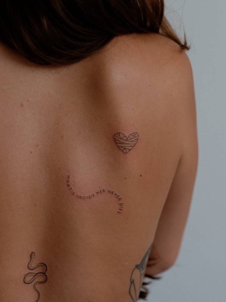 “What's inside her never dies” and mummy heart.