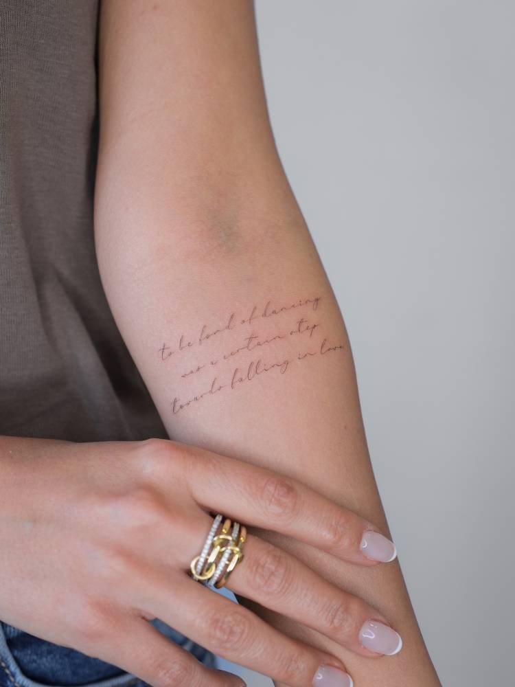 "To be fond of dancing was a certain step towards falling in love".