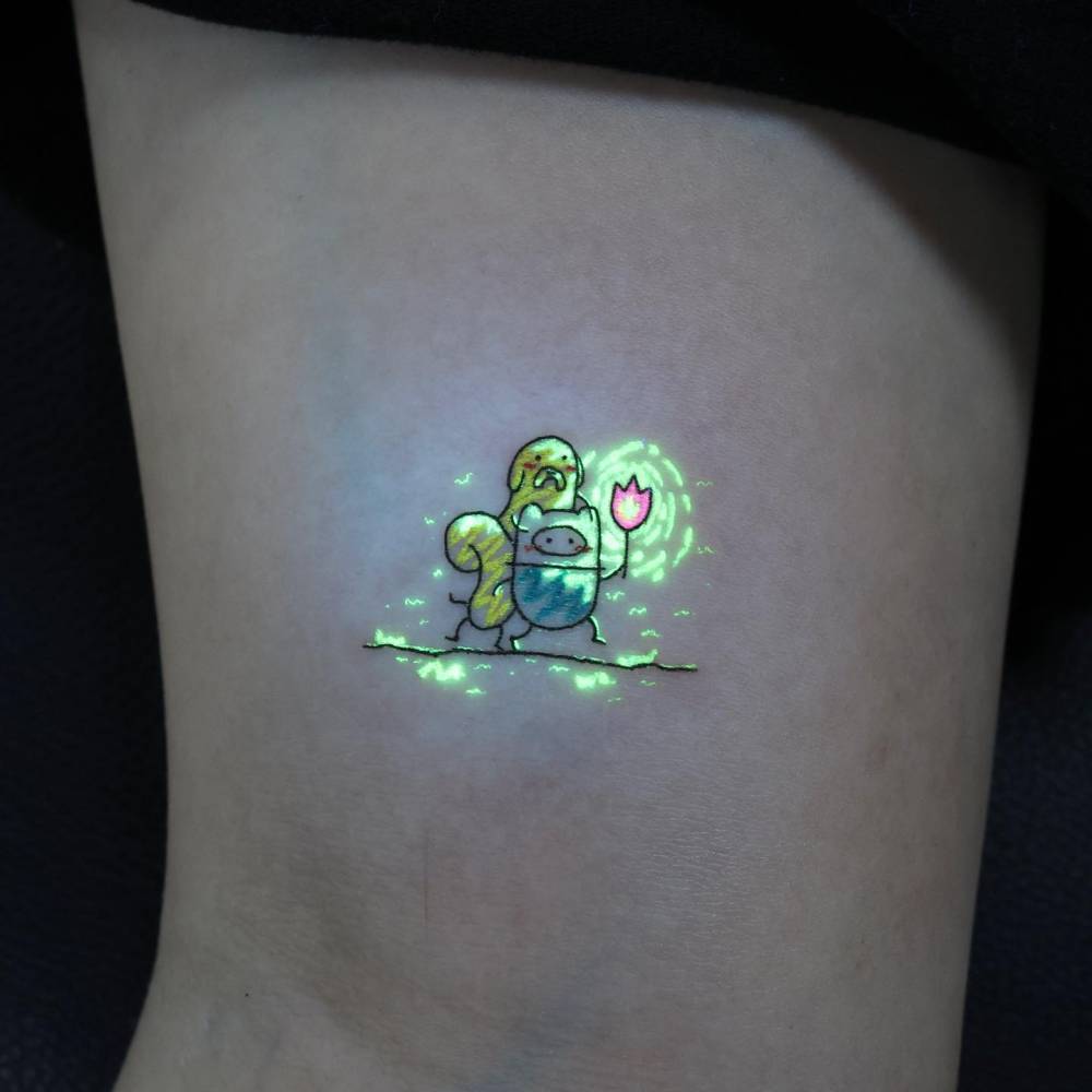 Jake the dog and Finn the human.