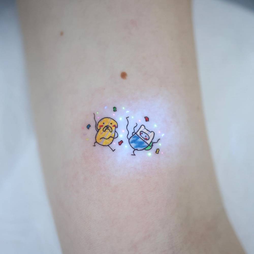 Jake the Dog and Finn the Human.