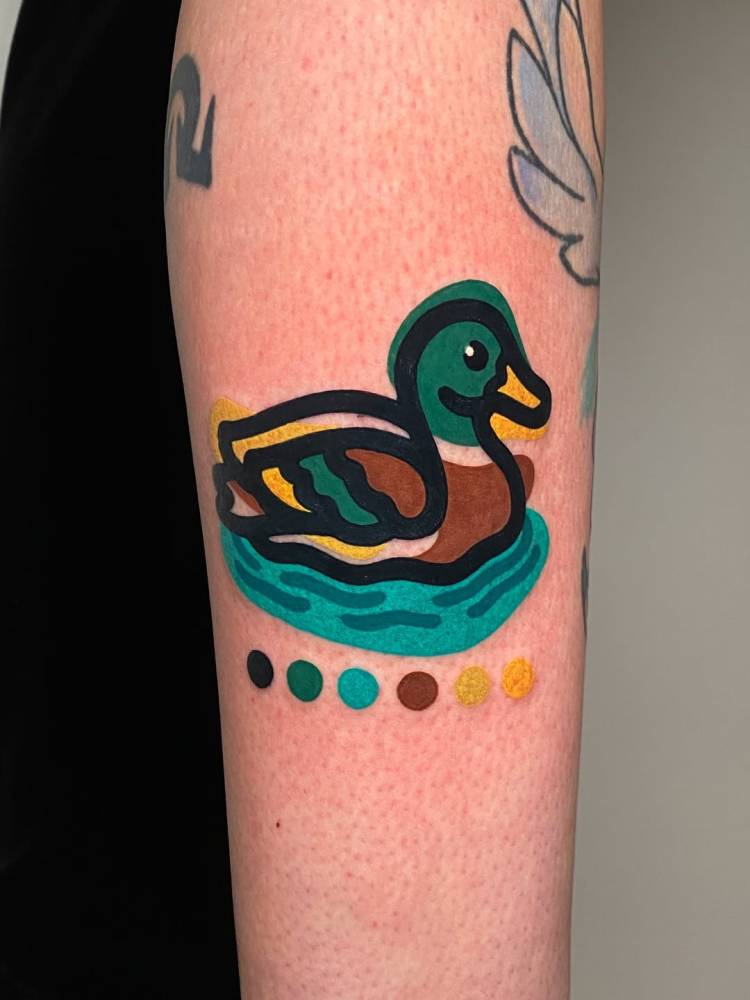 MALLARD DUCK DESTRUTTURATA.