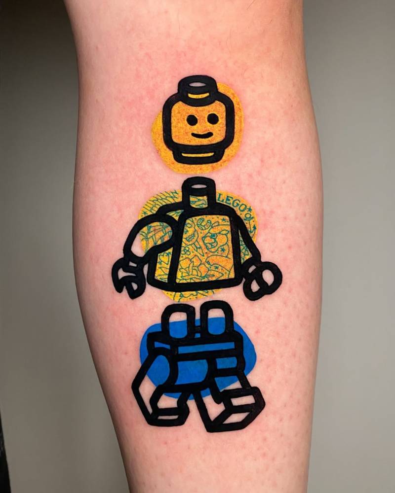 TATTOOED LEGO DESTRUTTURATO.