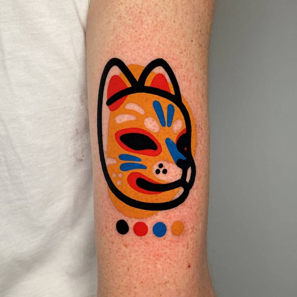 KITSUNE MASK DESTRUTTURATA.