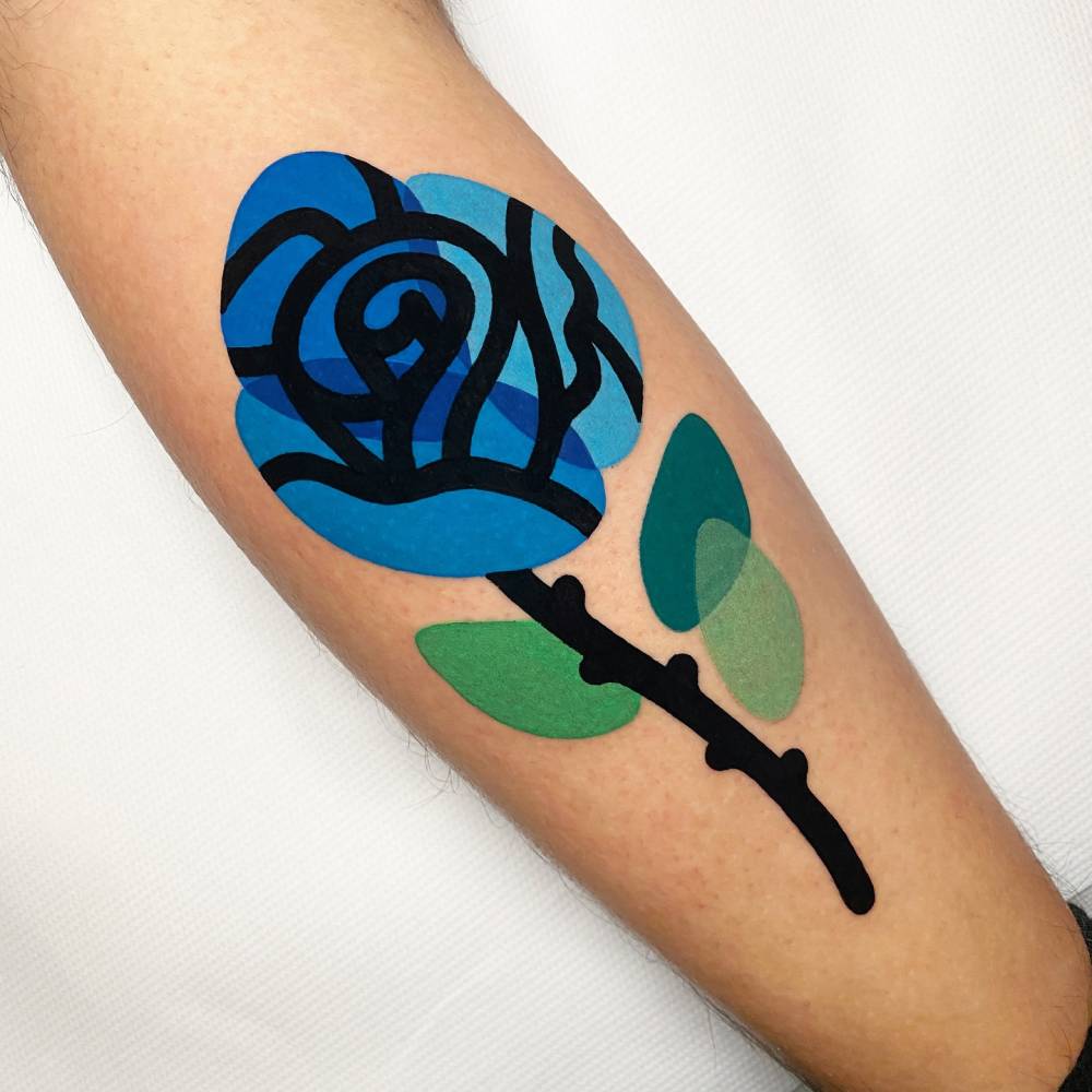 BLUE ROSE DESTRUTTURATA.