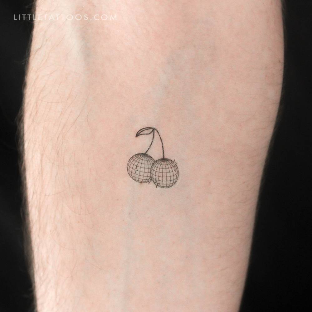 Disco Cherries Temporary Tattoo
