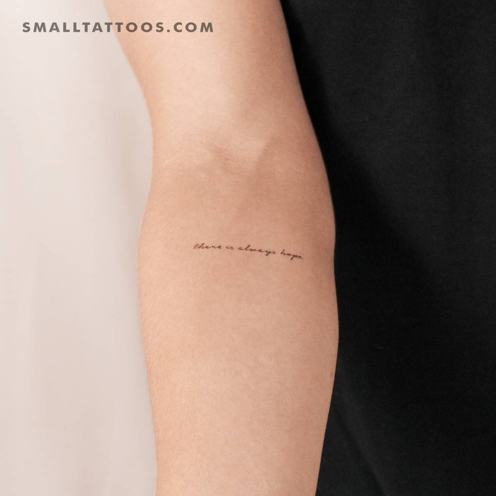 There Is Always Hope Temporary Tattoo