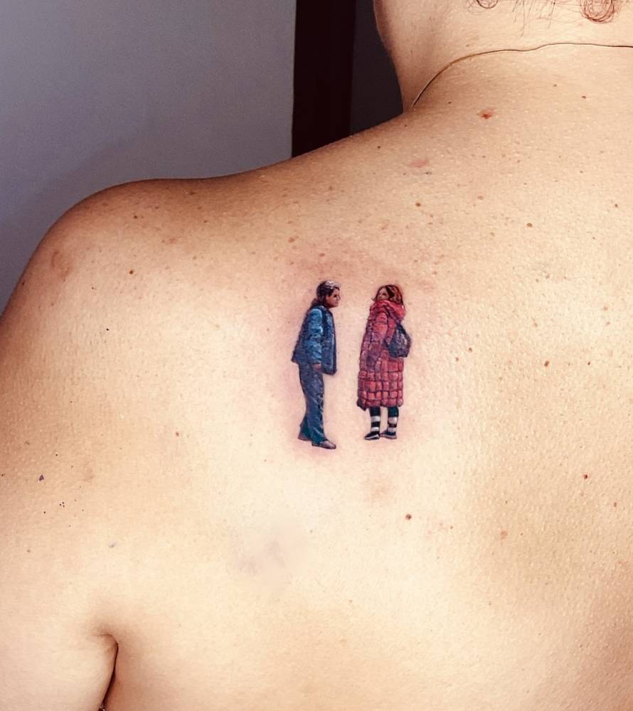 Her last picture with her dad.