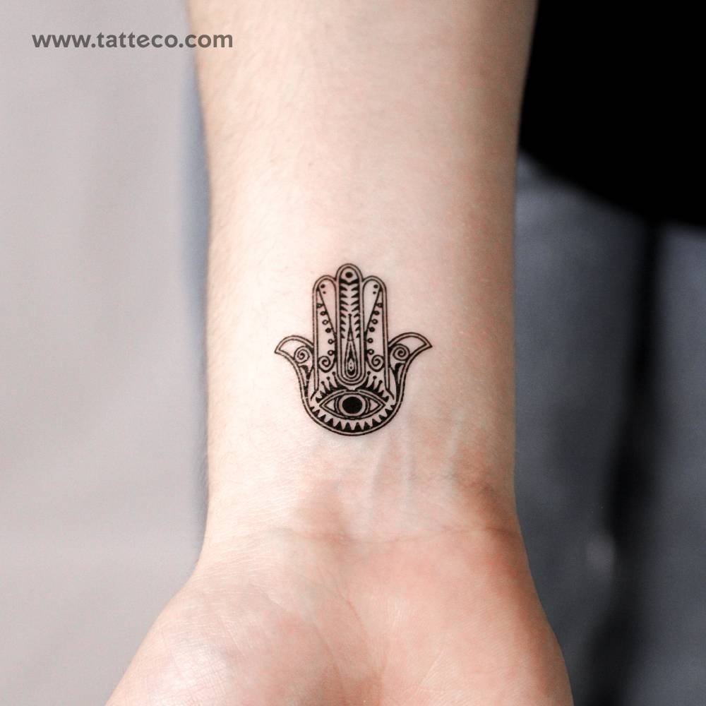 Hamsa Temporary Tattoo