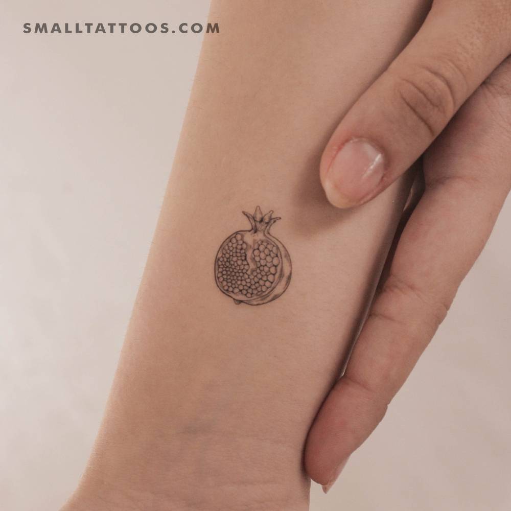Pomegranate Temporary Tattoo